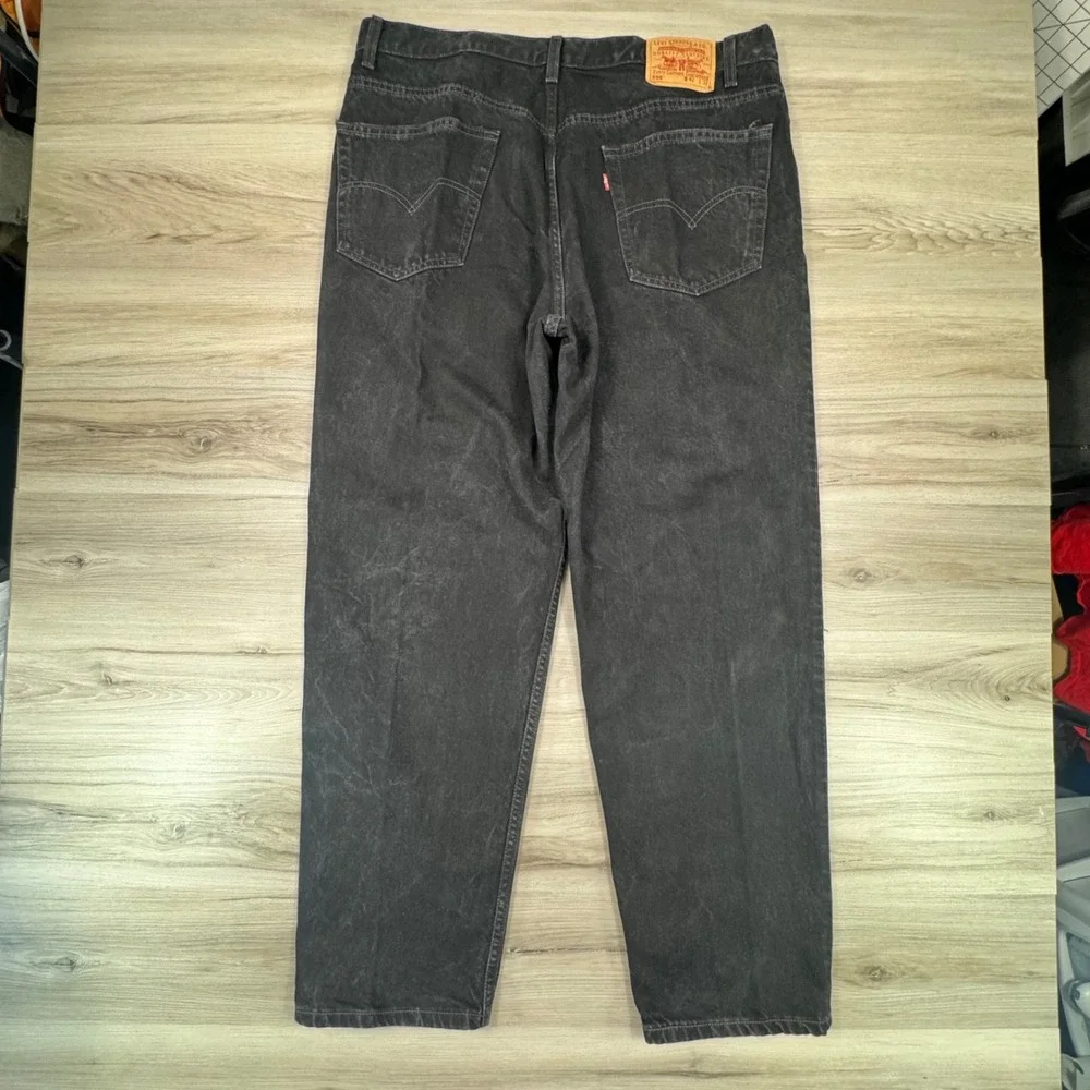 Vintage Levi's‎ 550 Black Faded Jeans 42x32 Relaxed Fit Tapered Leg Y2K 2001